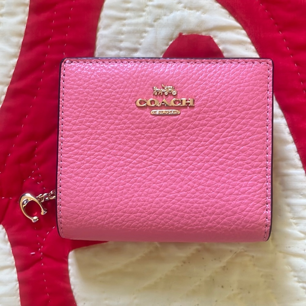 Pink small Coach Wallet
